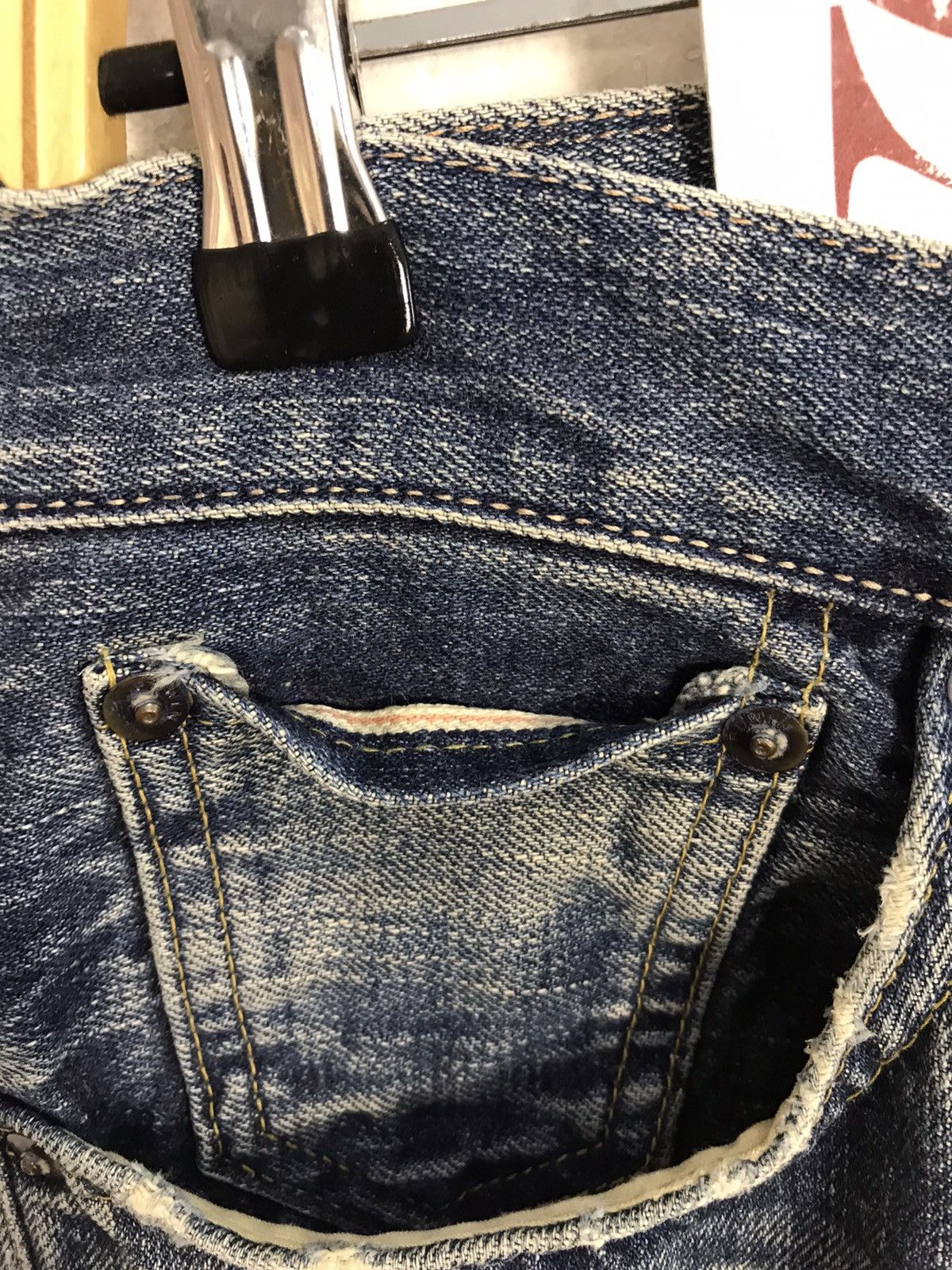 Edwin × Japanese Brand × Vintage Vintage Edwin 505X Selvedge Light Wash Jeans Design Size US 30 / EU 46 - 10 Thumbnail