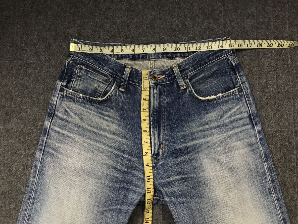 Edwin × Japanese Brand × Vintage Vintage Edwin 505X Selvedge Light Wash Jeans Design Size US 30 / EU 46 - 19 Thumbnail