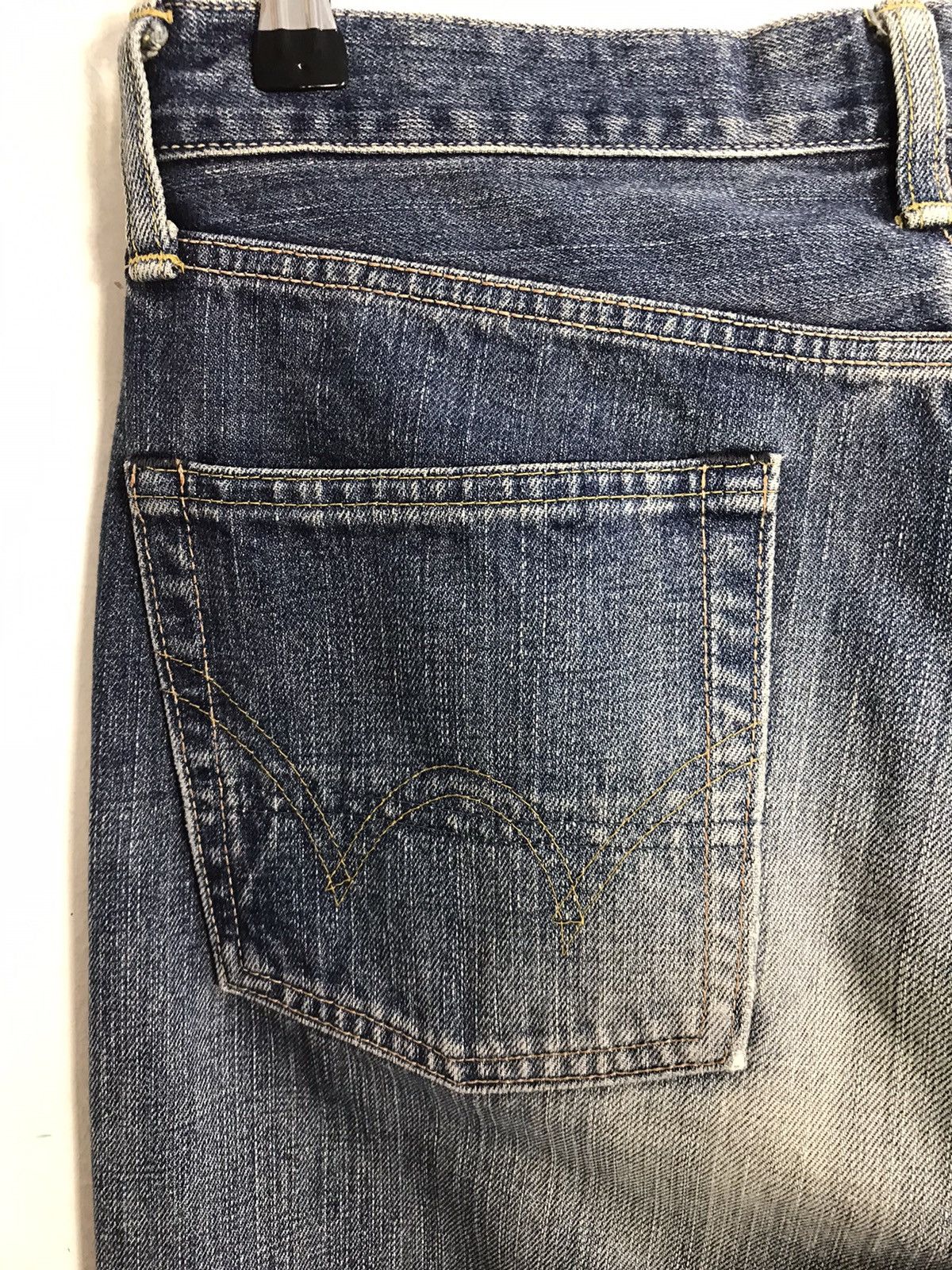 Edwin × Japanese Brand × Vintage Vintage Edwin 505X Selvedge Light Wash Jeans Design Size US 30 / EU 46 - 14 Thumbnail