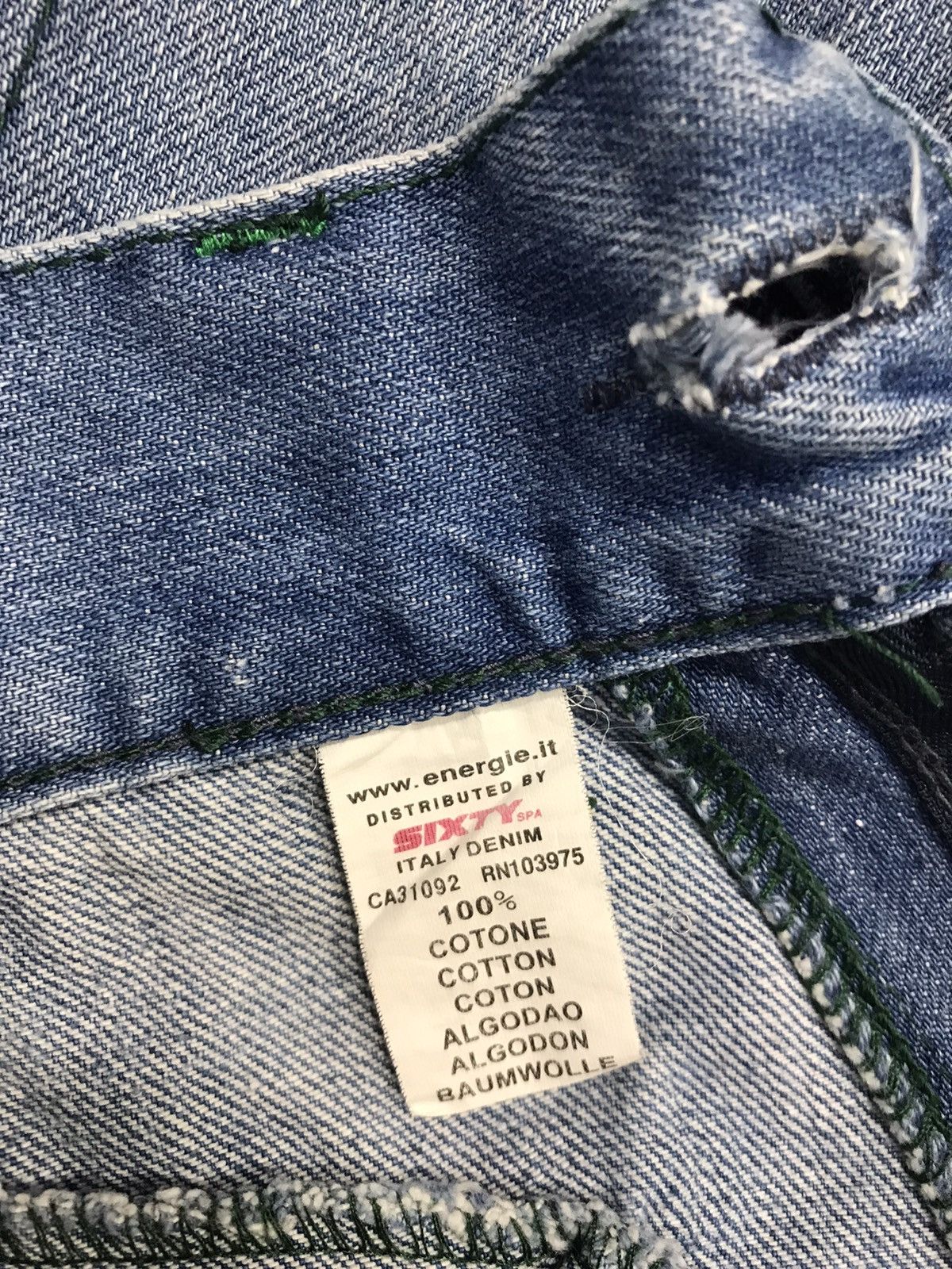 Japanese Brand × Vintage Vintage Energie Jeans Session Worn.Out.Distressed Design Size US 32 / EU 48 - 18 Thumbnail