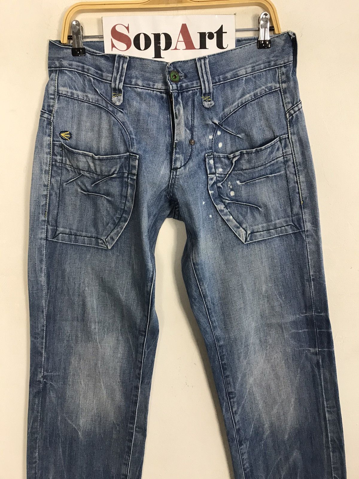 Japanese Brand × Vintage Vintage Energie Jeans Session Worn.Out.Distressed Design Size US 32 / EU 48 - 3 Thumbnail