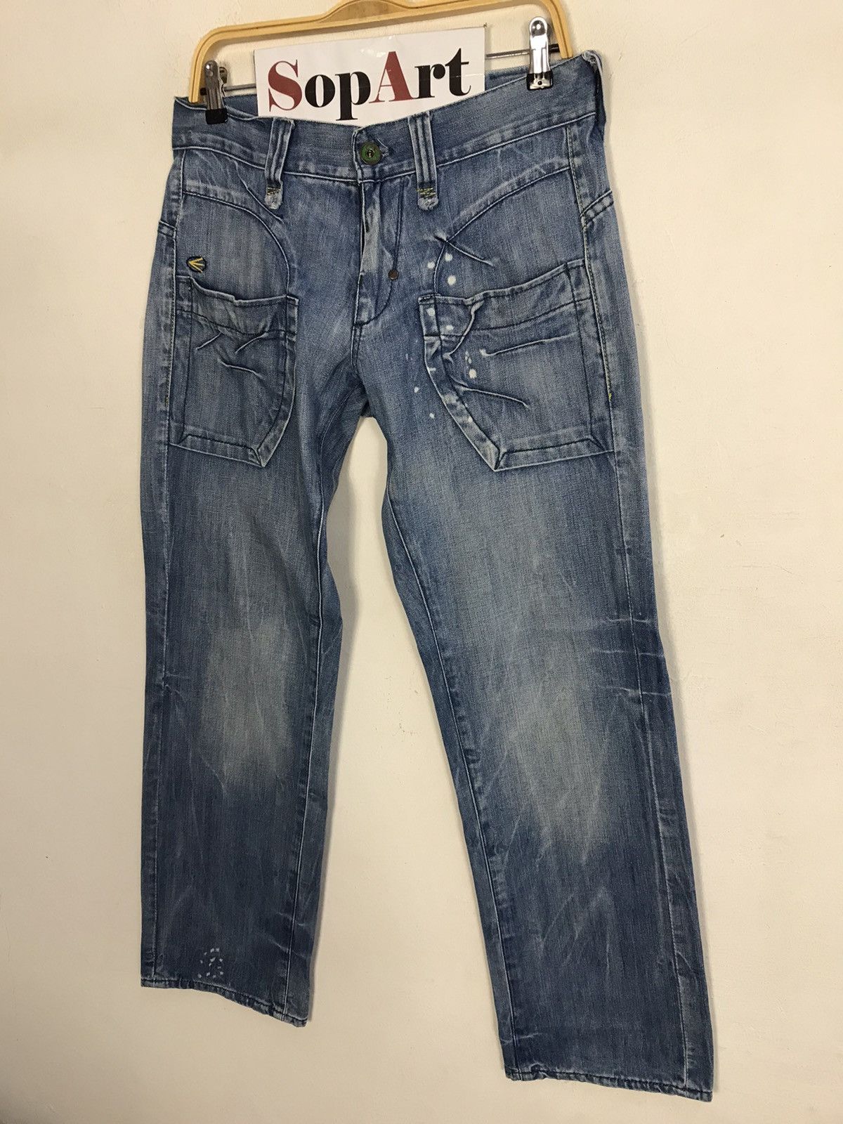 Japanese Brand × Vintage Vintage Energie Jeans Session Worn.Out.Distressed Design Size US 32 / EU 48 - 4 Thumbnail