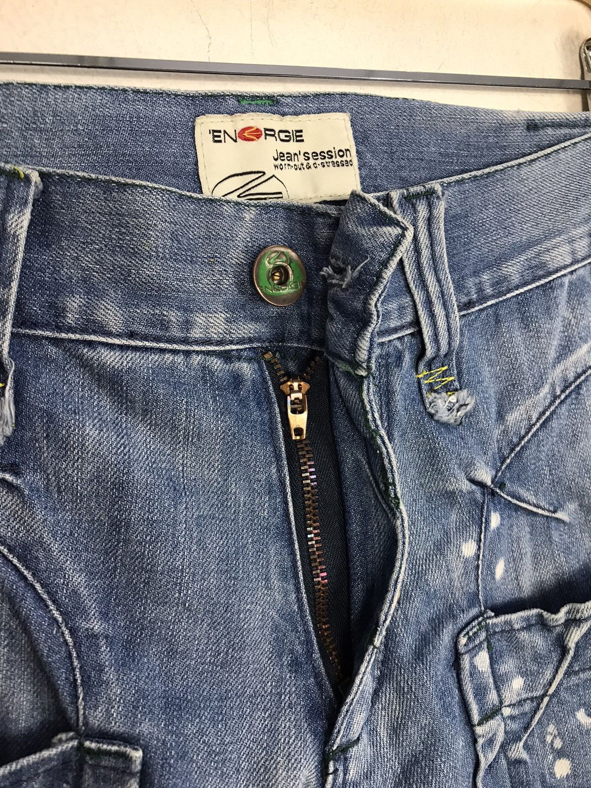 Japanese Brand × Vintage Vintage Energie Jeans Session Worn.Out.Distressed Design Size US 32 / EU 48 - 9 Thumbnail