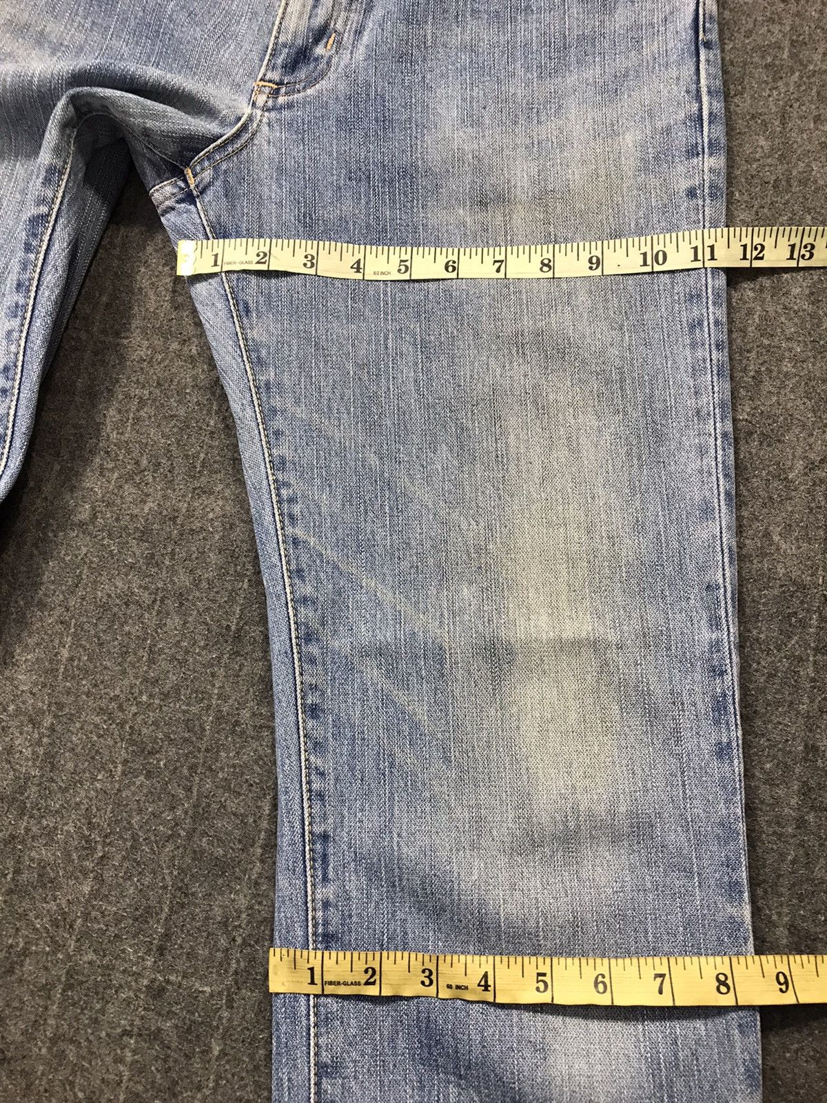 Japanese Brand Vintage Wrangler Light Wash Zipper Jeans Style Size US 31 - 18 Thumbnail