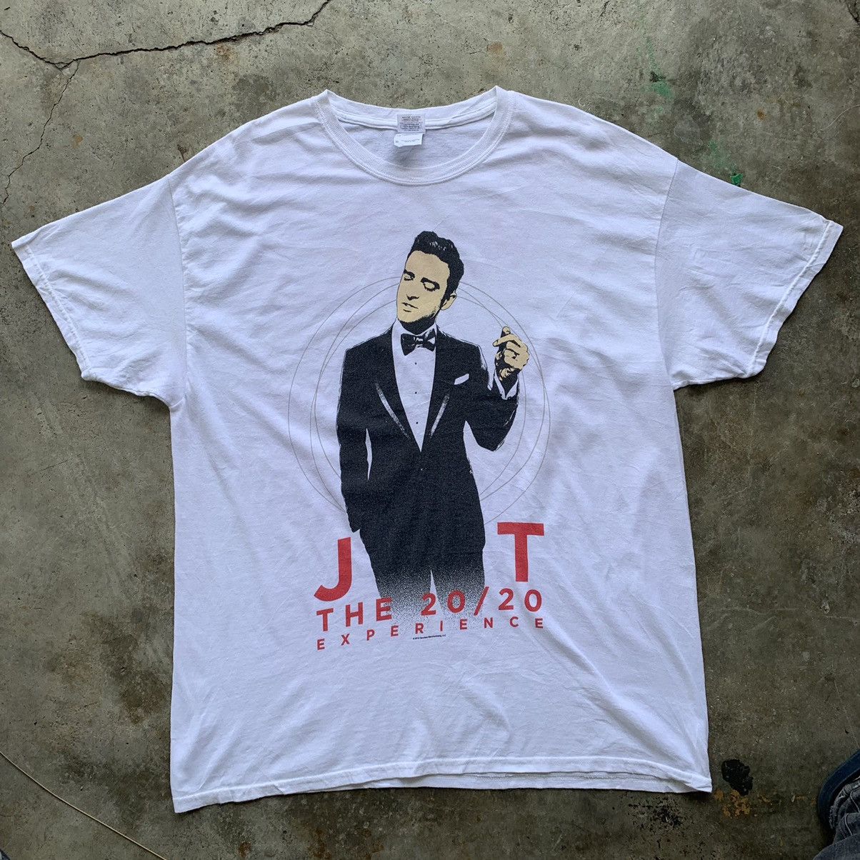Band Tees Justin Timberlake the 20/20 world tour 2013-2014 Size US XL / EU 56 / 4 - 5 Thumbnail