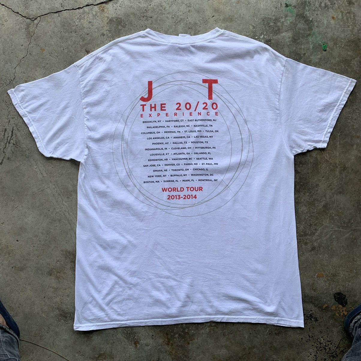Band Tees Justin Timberlake the 20/20 world tour 2013-2014 Size US XL / EU 56 / 4 - 6 Thumbnail