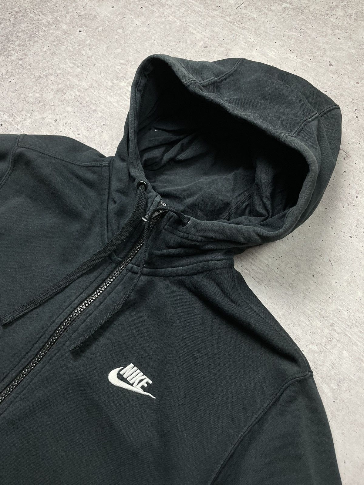 Nike × Vintage Vintage Nike Zip Hoodie Drill Y2K Size M Size US M / EU 48-50 / 2 - 4 Thumbnail