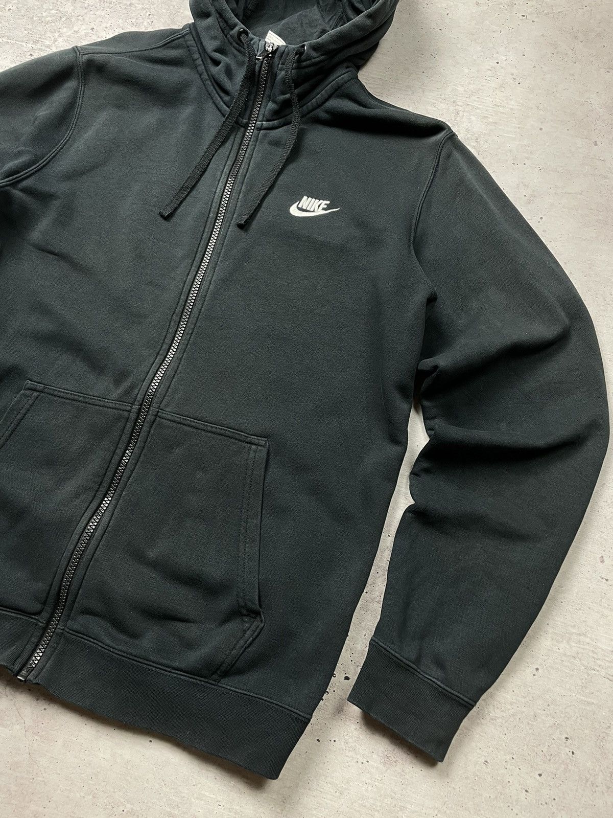 Nike × Vintage Vintage Nike Zip Hoodie Drill Y2K Size M Size US M / EU 48-50 / 2 - 3 Thumbnail