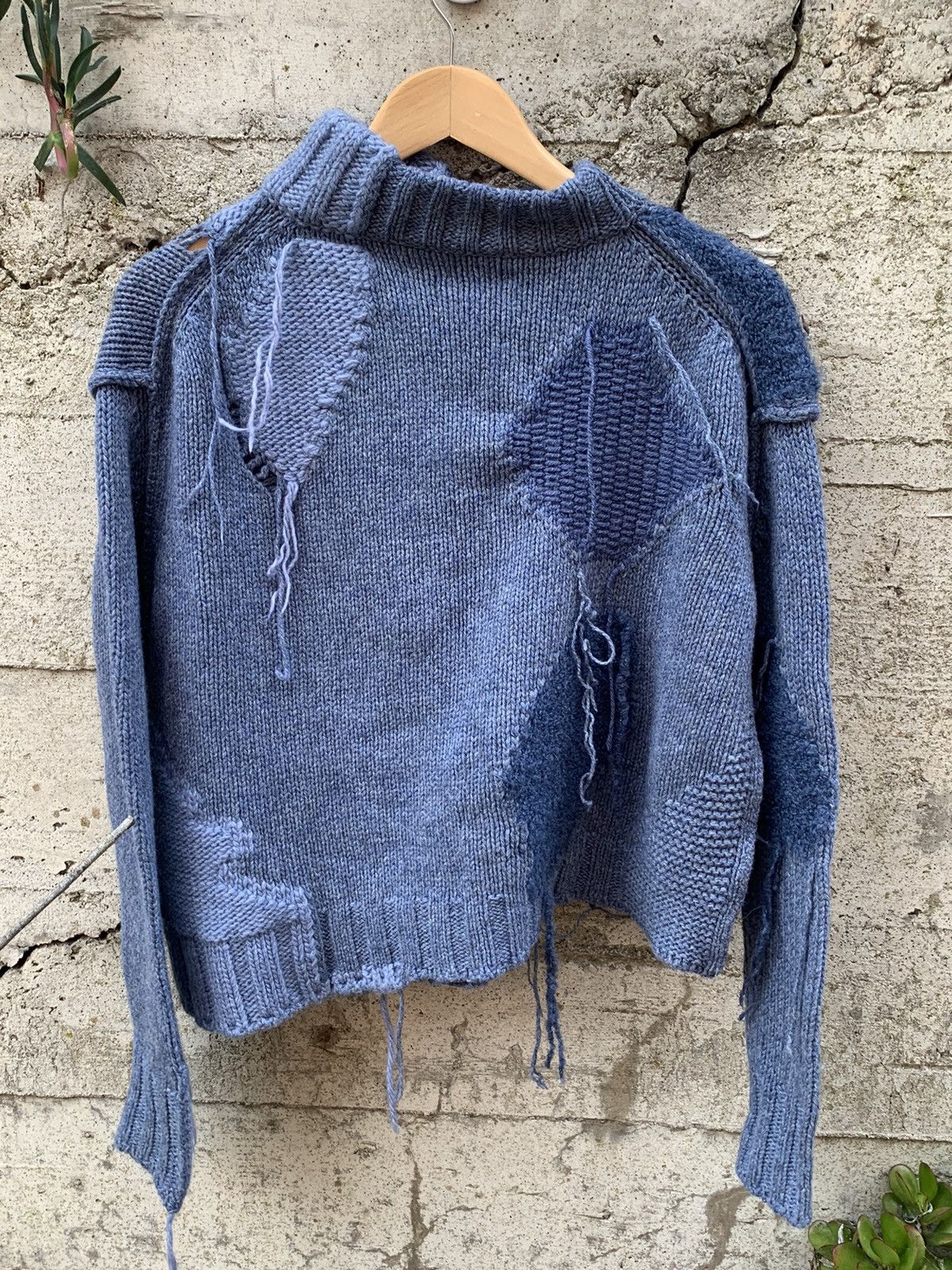 Acne Studios RARE GRAIL Acne Studios symmetrical runway patched knit Size US M / EU 48-50 / 2 - 4 Thumbnail
