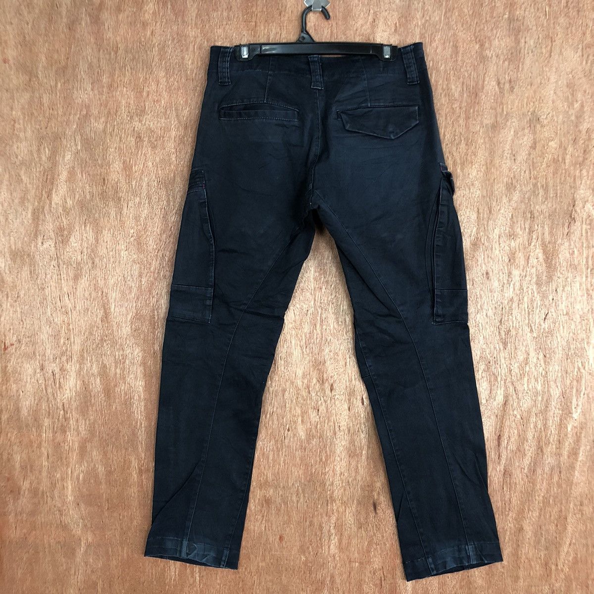 Japanese Brand DL Xebec Dark Blue multi pocket utility Cargo Pants #c716 Size US 29 - 7 Thumbnail