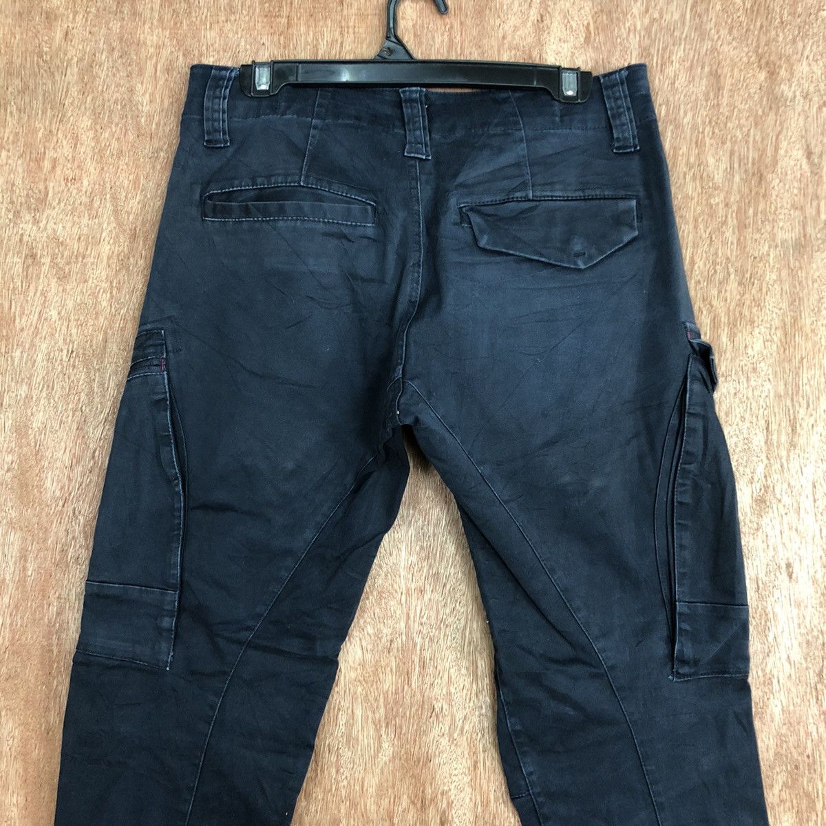 Japanese Brand DL Xebec Dark Blue multi pocket utility Cargo Pants #c716 Size US 29 - 8 Thumbnail