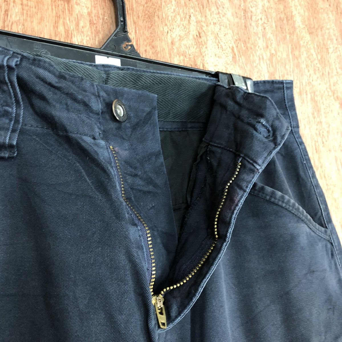 Japanese Brand DL Xebec Dark Blue multi pocket utility Cargo Pants #c716 Size US 29 - 6 Thumbnail