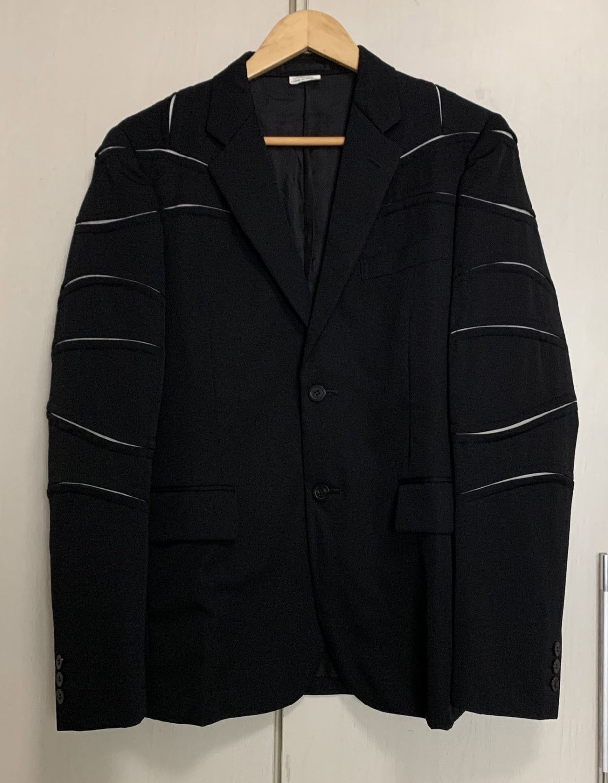 Comme des Garcons CDG 15AW Runway distructive cutting jacket | Grailed
