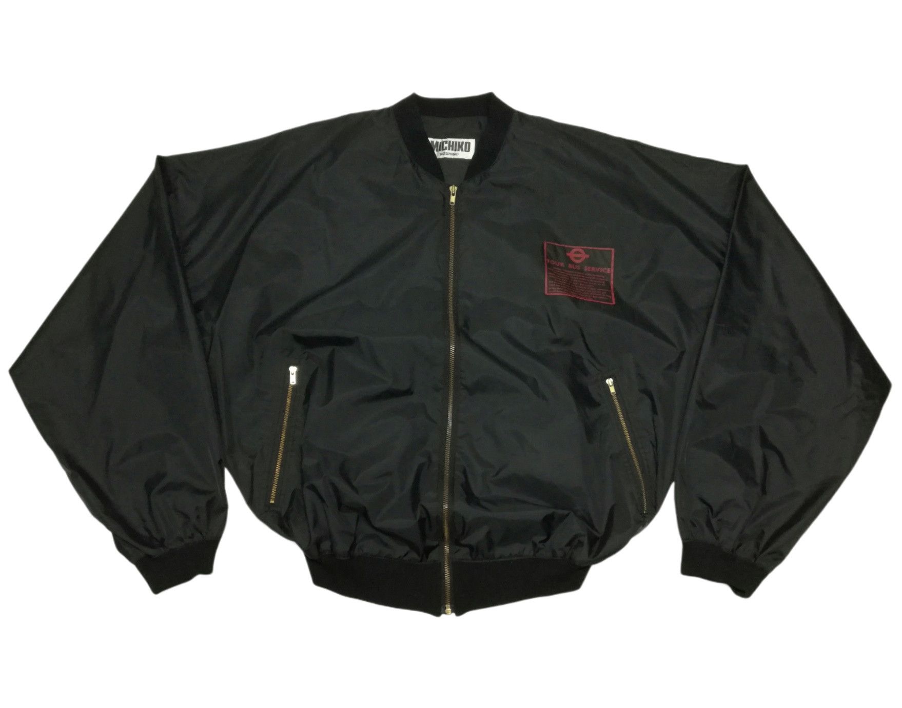 Michiko Koshino × Michiko Koshino London 🔥Michiko London Koshibo Big Logo Light Bomber Windbreaker Size US L / EU 52-54 / 3 - 5 Thumbnail