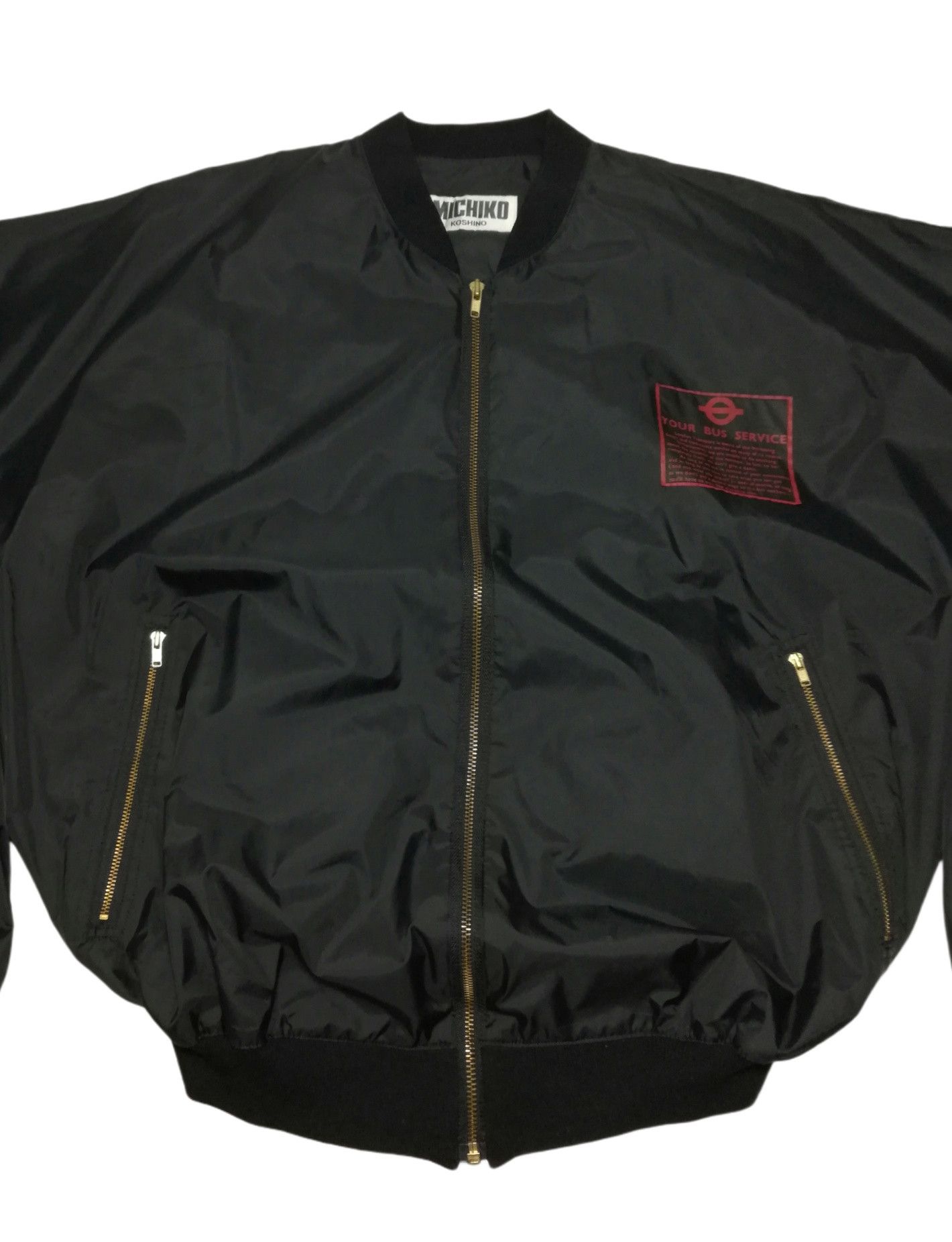 Michiko Koshino × Michiko Koshino London 🔥Michiko London Koshibo Big Logo Light Bomber Windbreaker Size US L / EU 52-54 / 3 - 6 Thumbnail