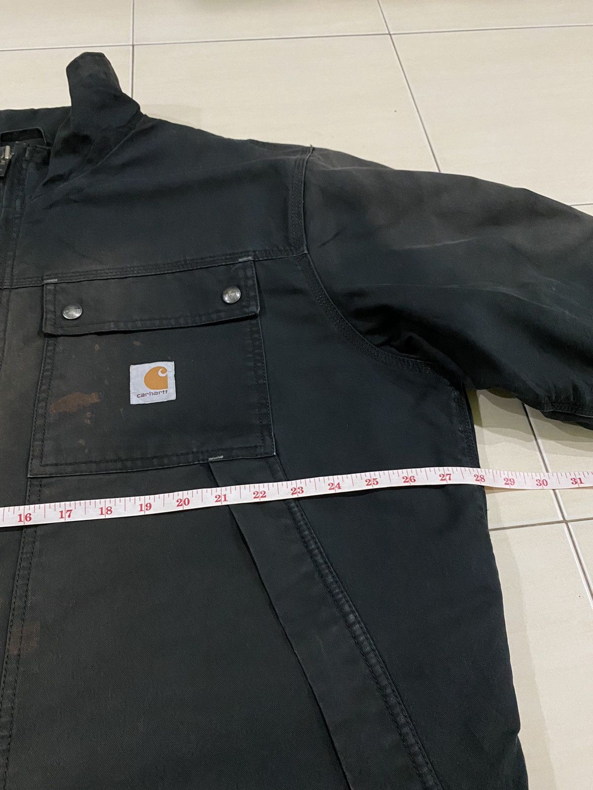 Carhartt Vintage Carhartt Detroit canvas Faded jacket Size US XL / EU 56 / 4 - 16 Thumbnail