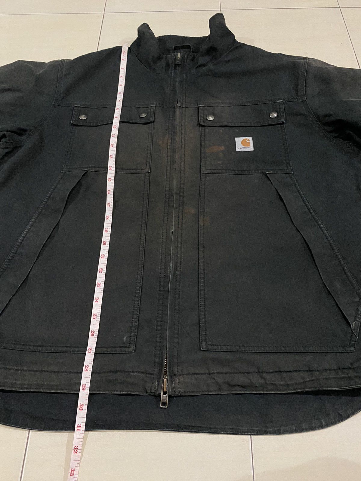 Carhartt Vintage Carhartt Detroit canvas Faded jacket Size US XL / EU 56 / 4 - 17 Thumbnail