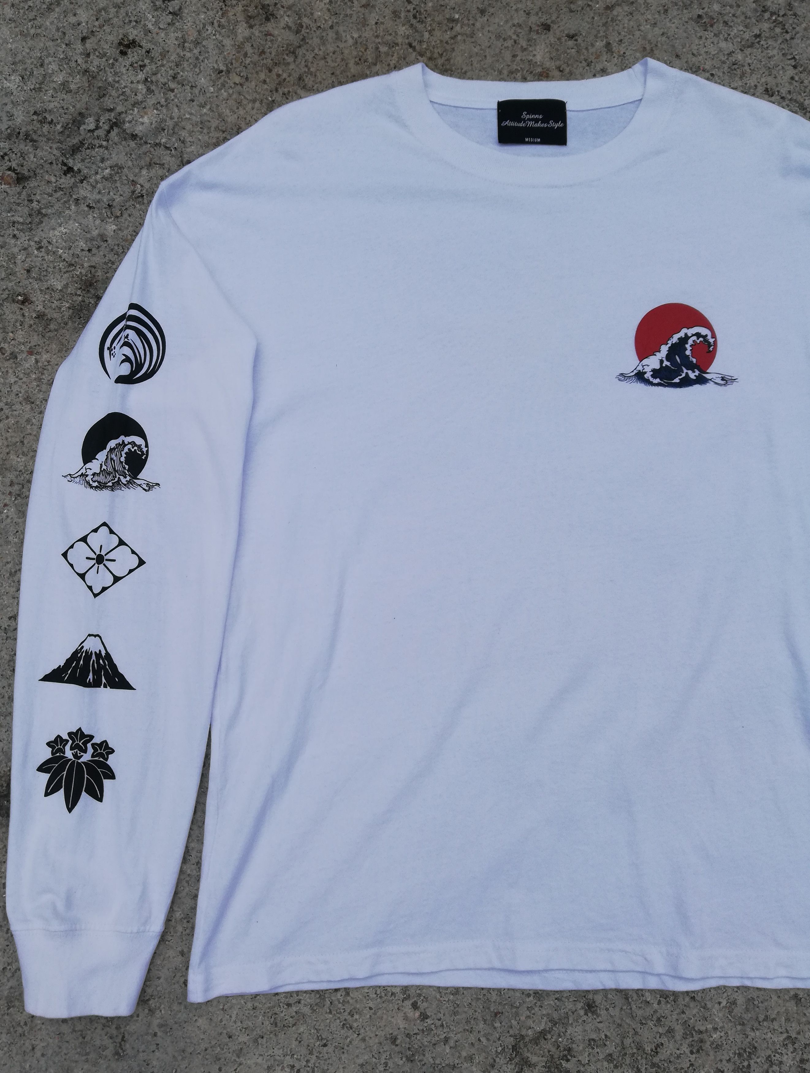 Art Comes First × Japanese Brand 🔥Spinns Japanese Traditional Wear Long Sleeve Shirt Cotton Size US M / EU 48-50 / 2 - 5 Thumbnail