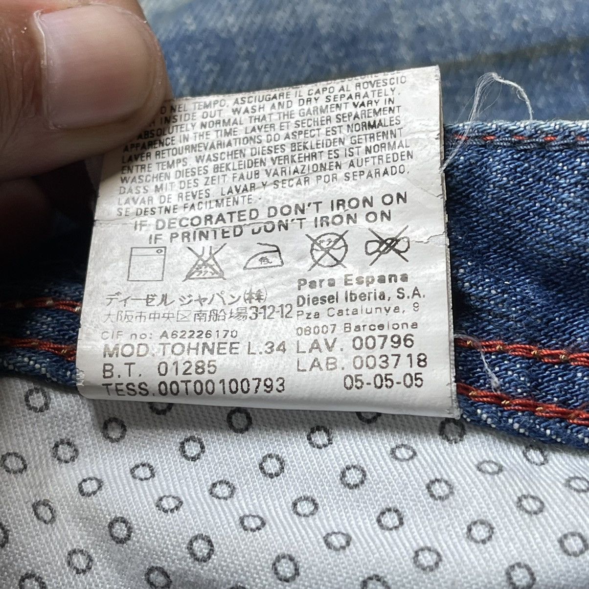 Diesel × Japanese Brand × Vintage Diesel Industry Flare Jeans 32 Size US 32 / EU 48 - 22 Thumbnail