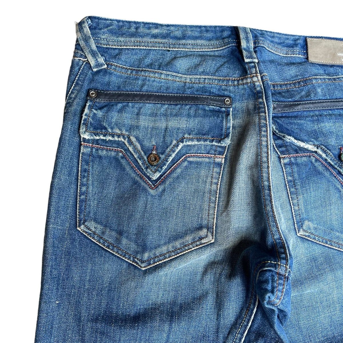 Diesel × Japanese Brand × Vintage Diesel Industry Flare Jeans 32 Size US 32 / EU 48 - 14 Thumbnail