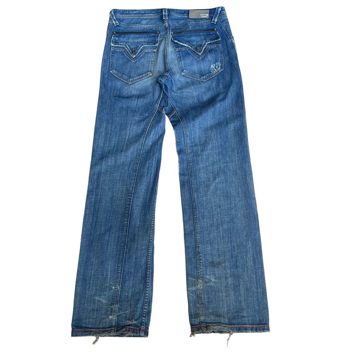 Diesel × Japanese Brand × Vintage Diesel Industry Flare Jeans 32 Size US 32 / EU 48 - 11 Thumbnail