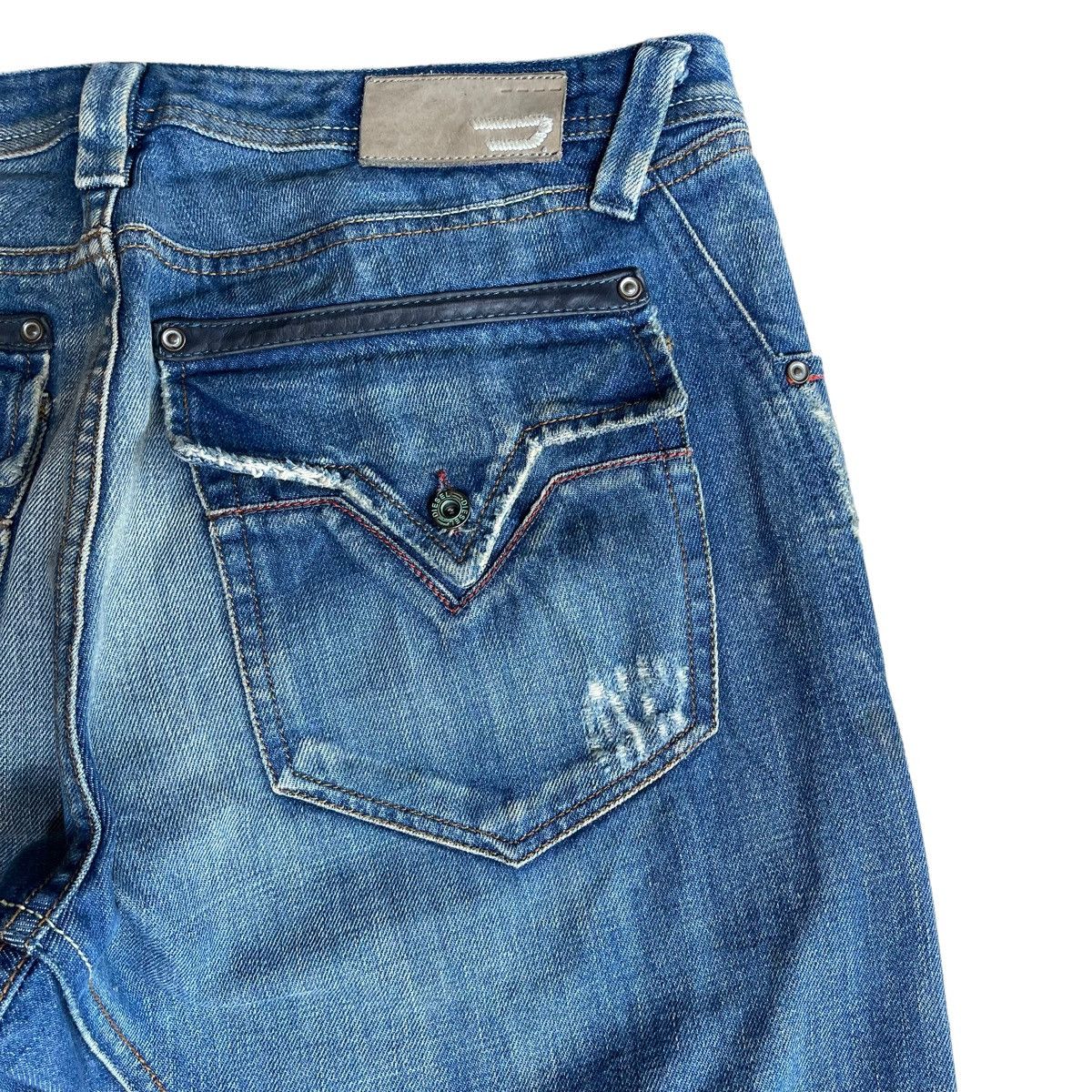 Diesel × Japanese Brand × Vintage Diesel Industry Flare Jeans 32 Size US 32 / EU 48 - 13 Thumbnail