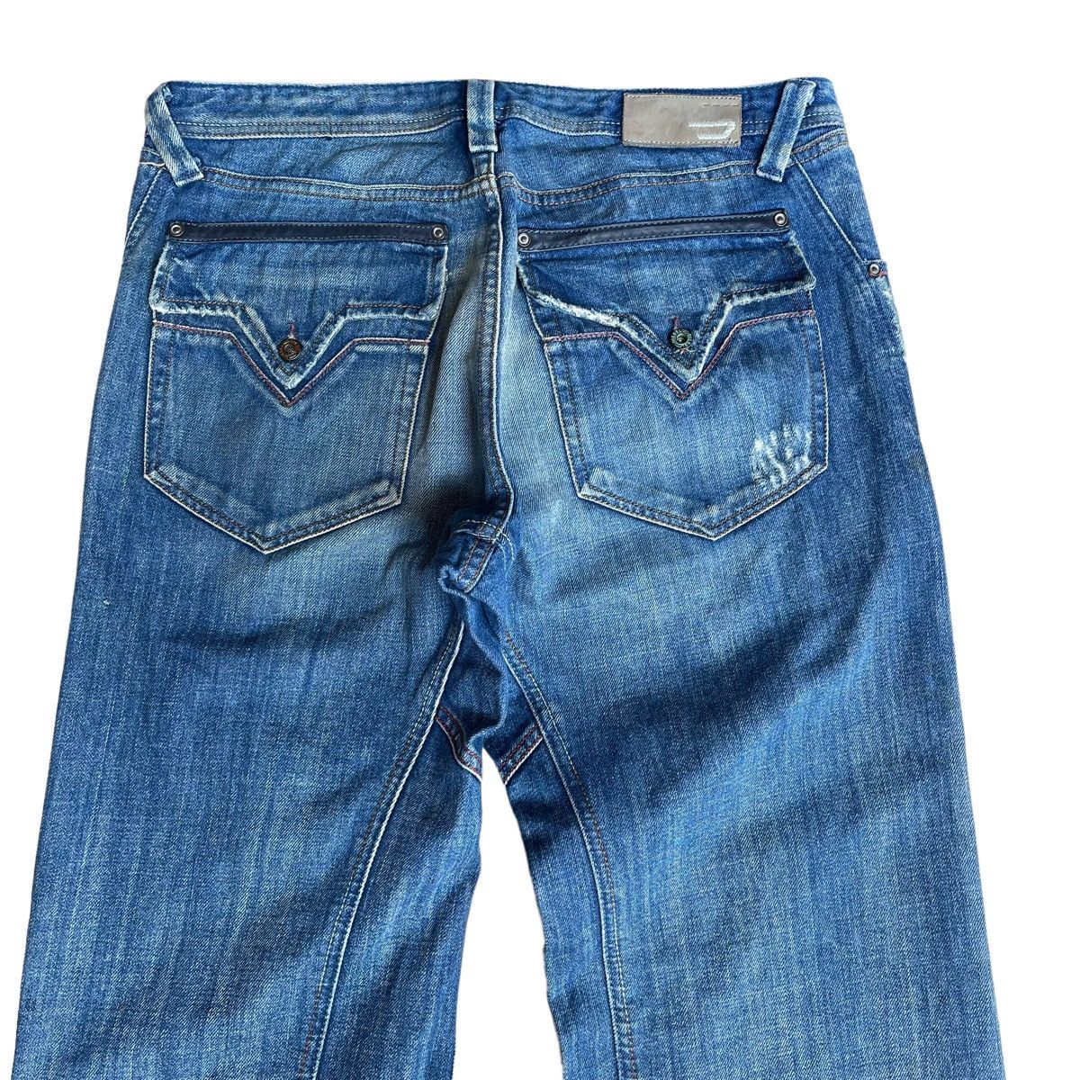 Diesel × Japanese Brand × Vintage Diesel Industry Flare Jeans 32 Size US 32 / EU 48 - 12 Thumbnail