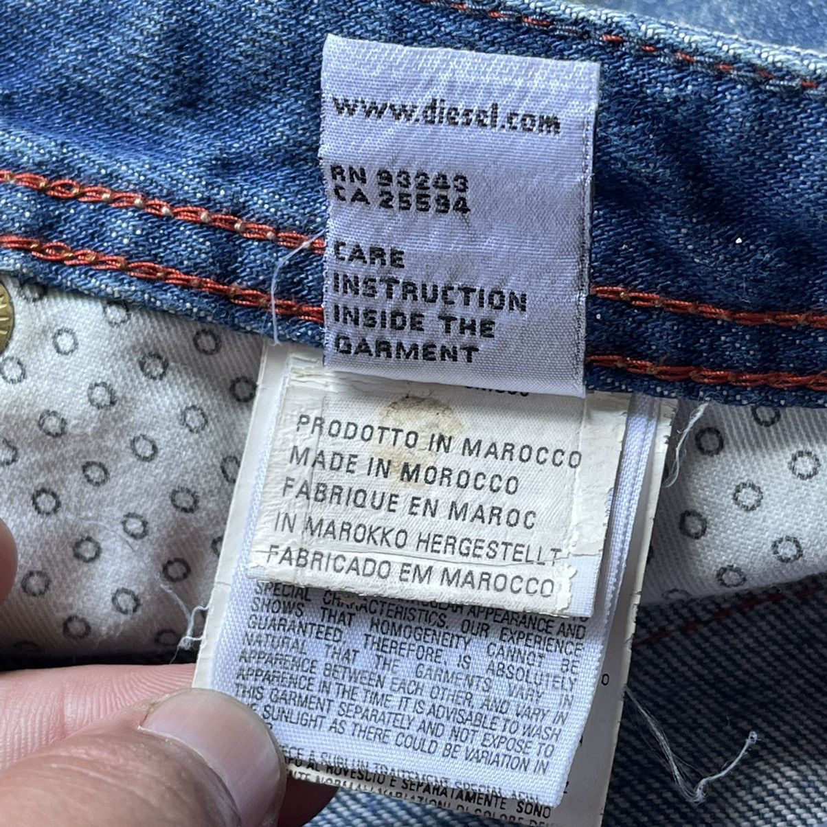 Diesel × Japanese Brand × Vintage Diesel Industry Flare Jeans 32 Size US 32 / EU 48 - 19 Thumbnail