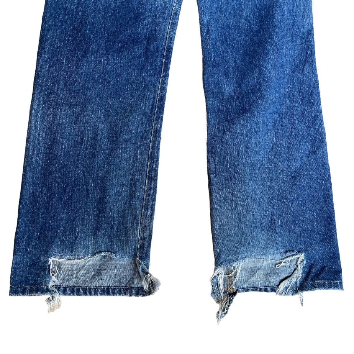 Edwin Vintage 90s Edwin 505 Selvadge Redline Denim Jeans 30 Size US 30 / EU 46 - 13 Thumbnail