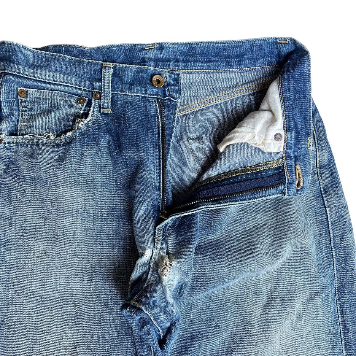 Edwin Vintage 90s Edwin 505 Selvadge Redline Denim Jeans 30 Size US 30 / EU 46 - 5 Thumbnail