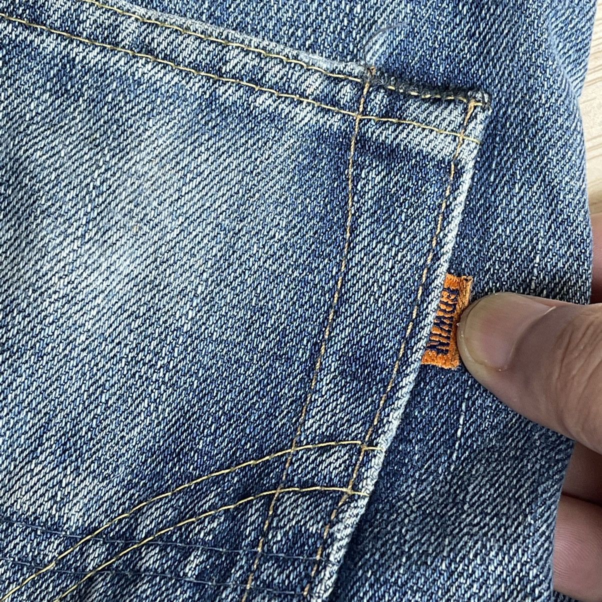 Edwin Vintage 90s Edwin 505 Selvadge Redline Denim Jeans 30 Size US 30 / EU 46 - 12 Thumbnail