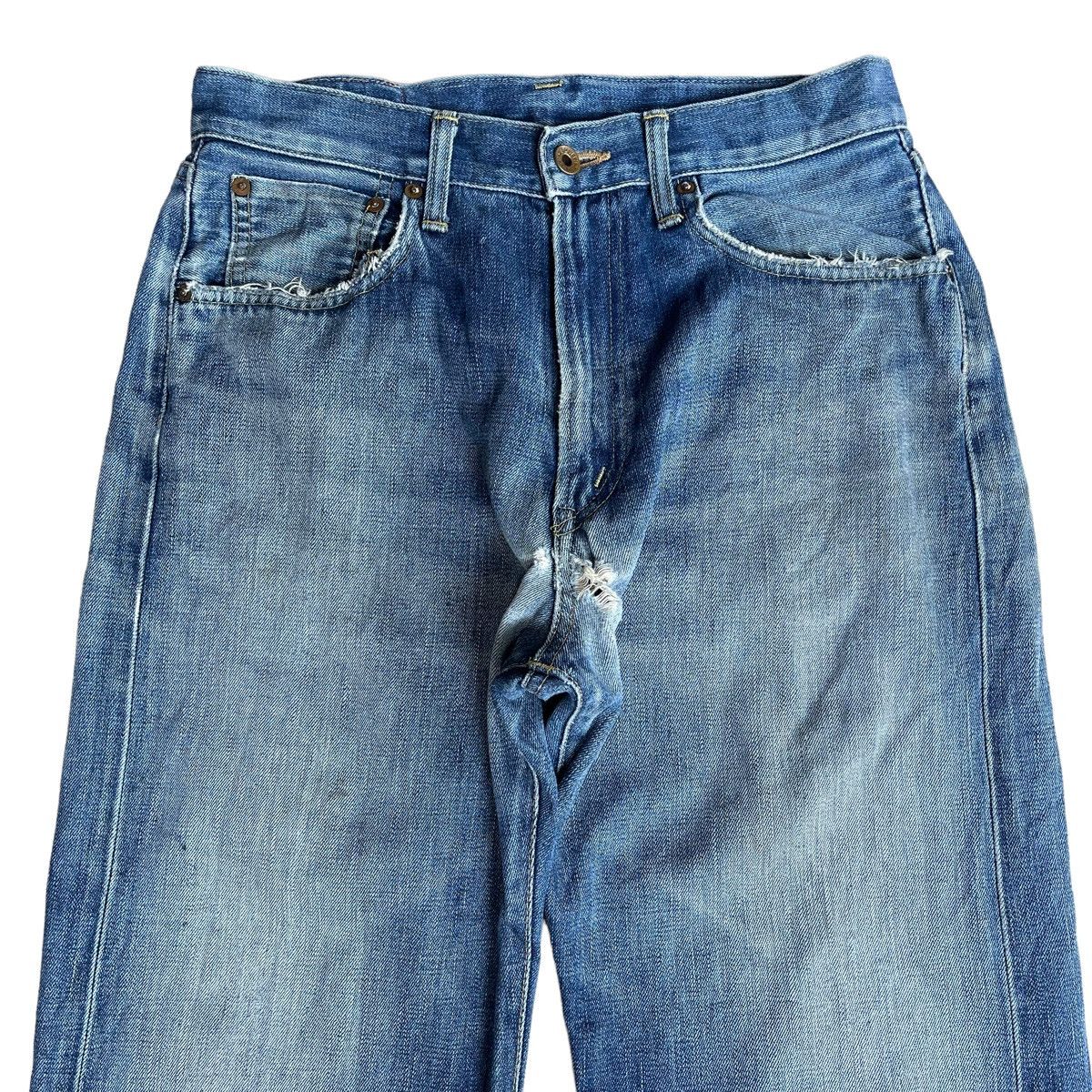 Edwin Vintage 90s Edwin 505 Selvadge Redline Denim Jeans 30 Size US 30 / EU 46 - 2 Thumbnail