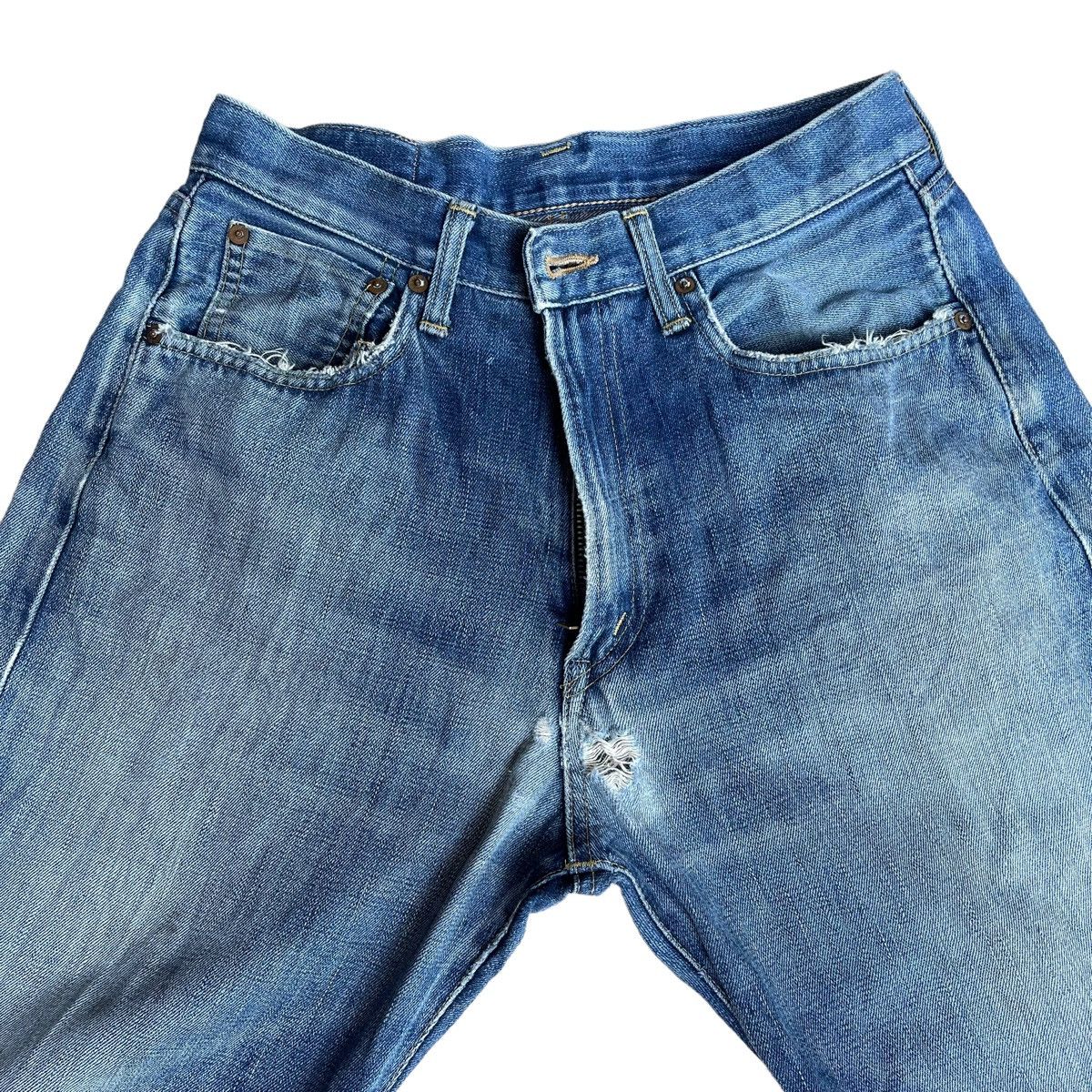 Edwin Vintage 90s Edwin 505 Selvadge Redline Denim Jeans 30 Size US 30 / EU 46 - 6 Thumbnail