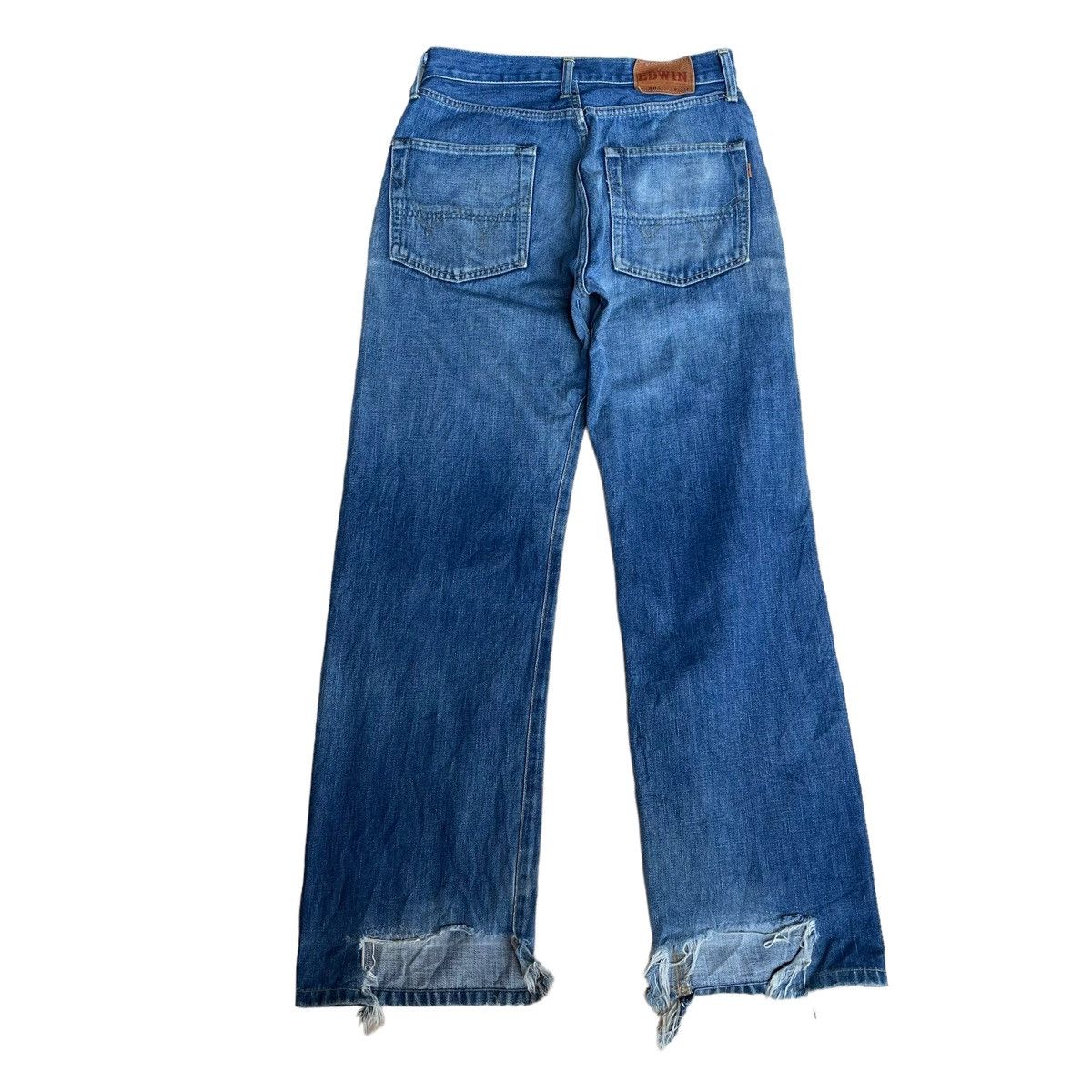 Edwin Vintage 90s Edwin 505 Selvadge Redline Denim Jeans 30 Size US 30 / EU 46 - 9 Thumbnail