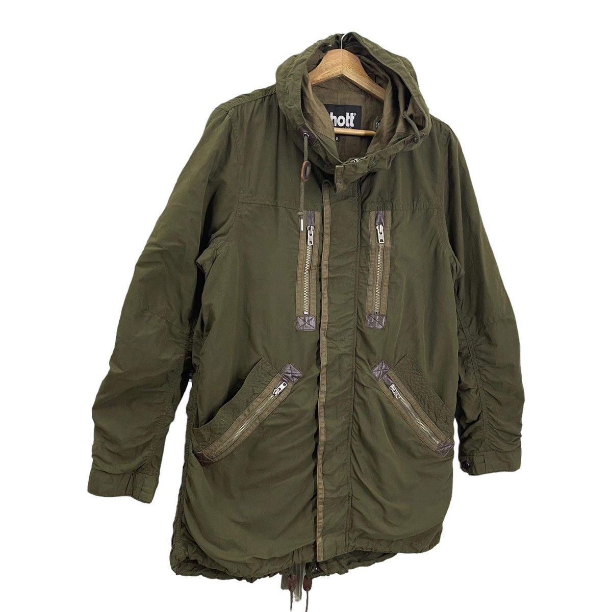 Schott × Vintage Vintage Schott NYC USA Army Stlye Jacket Size S Size US S / EU 44-46 / 1 - 2 Thumbnail