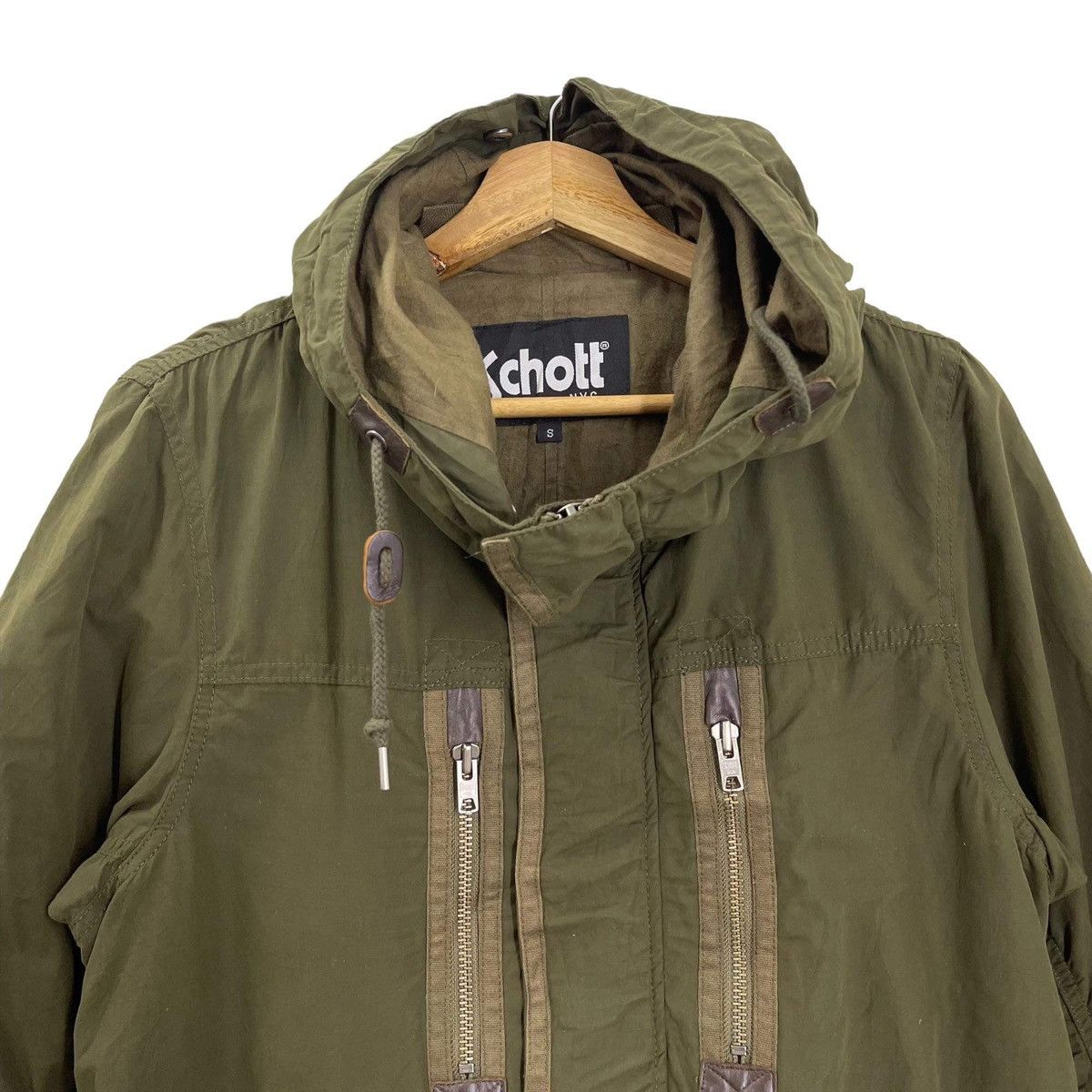 Schott × Vintage Vintage Schott NYC USA Army Stlye Jacket Size S Size US S / EU 44-46 / 1 - 4 Thumbnail