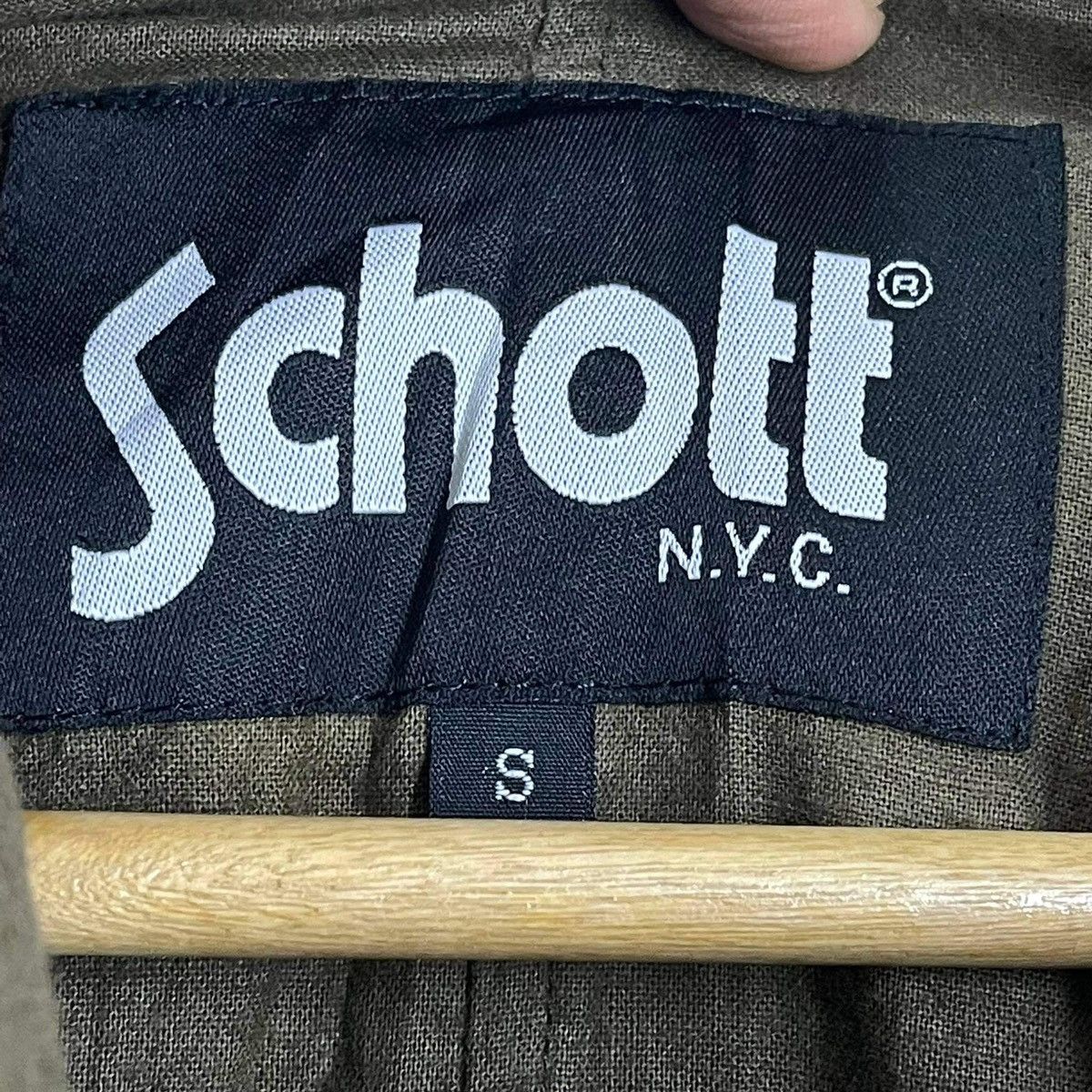 Schott × Vintage Vintage Schott NYC USA Army Stlye Jacket Size S Size US S / EU 44-46 / 1 - 8 Thumbnail