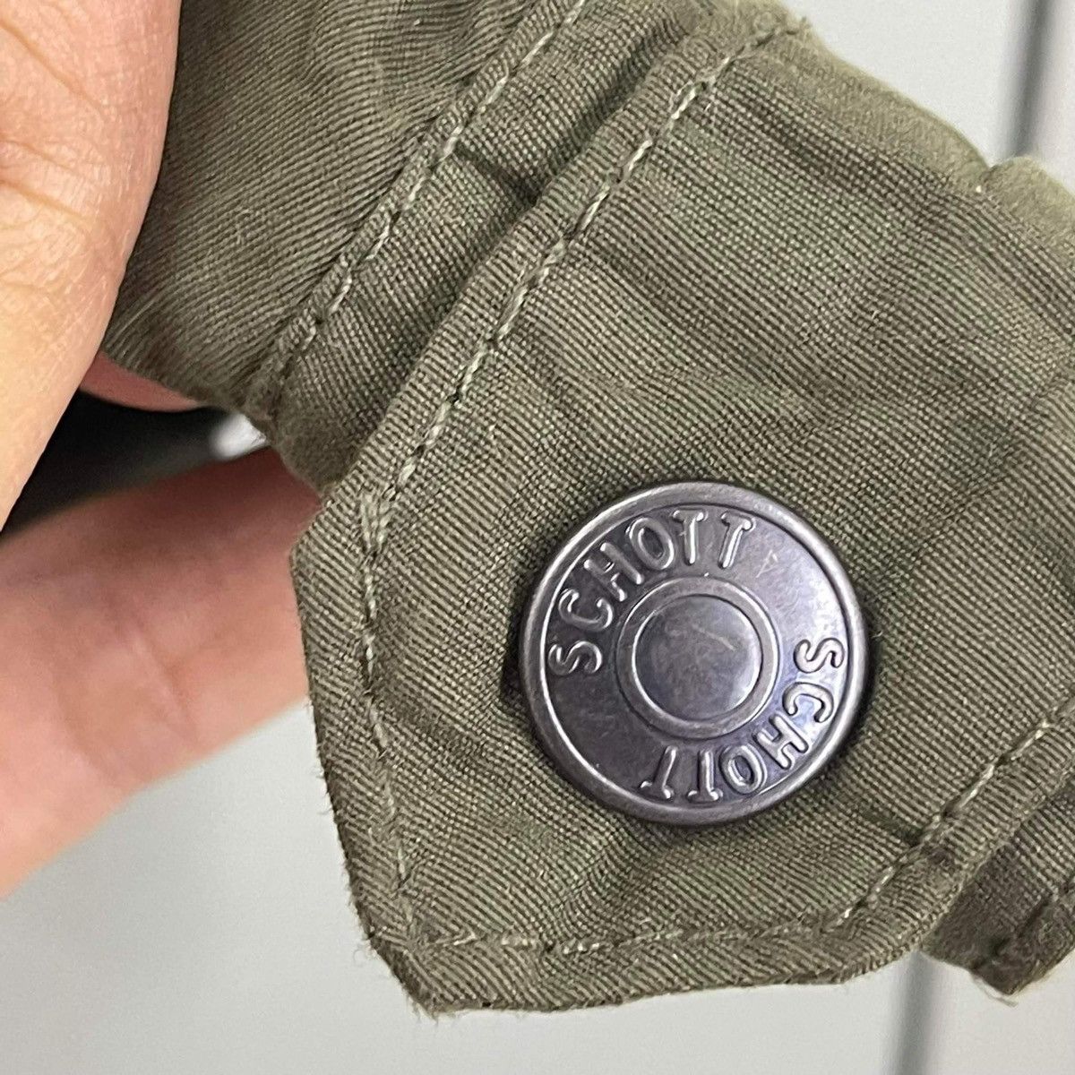 Schott × Vintage Vintage Schott NYC USA Army Stlye Jacket Size S Size US S / EU 44-46 / 1 - 6 Thumbnail