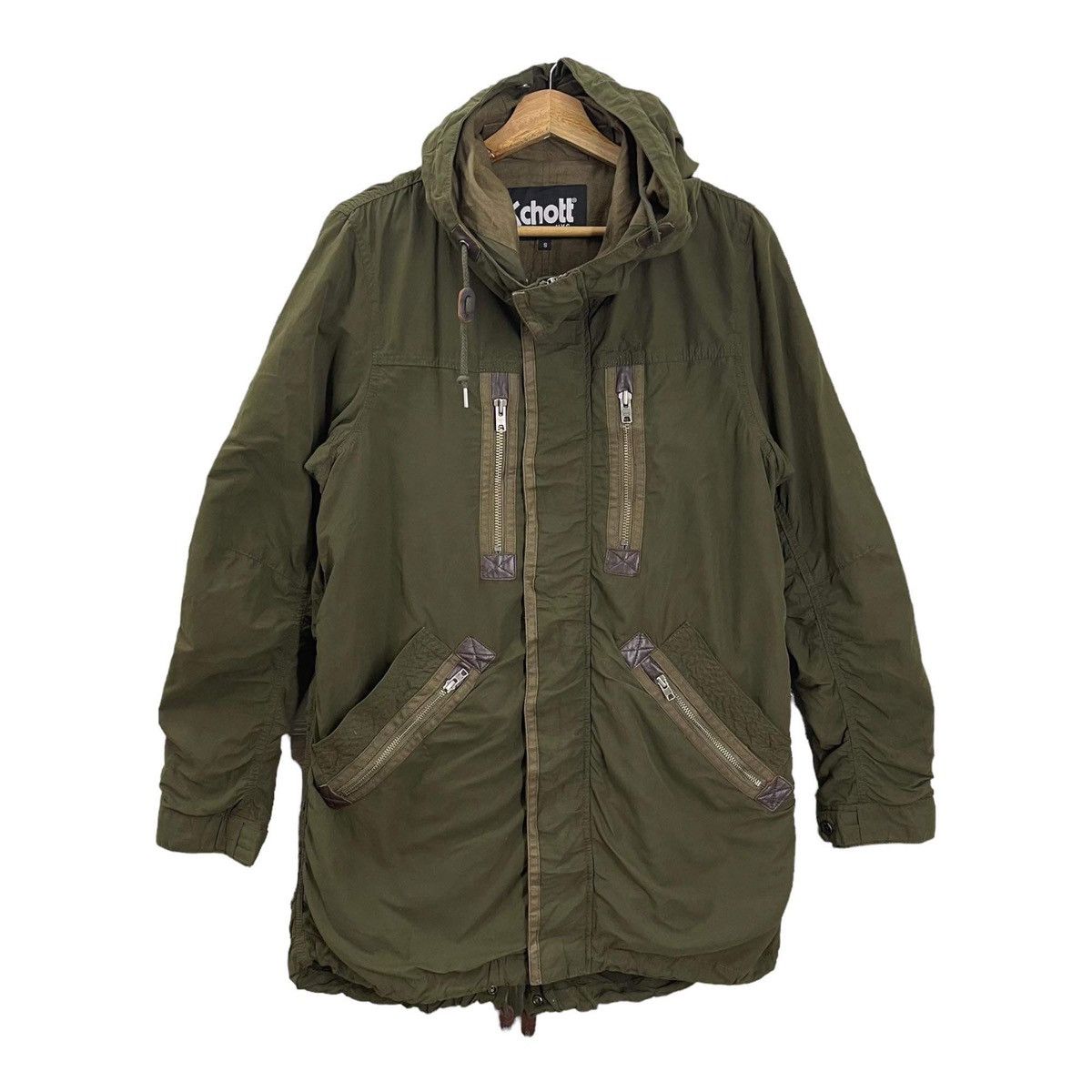 Vintage Schott NYC USA Army Stlye Jacket Size S