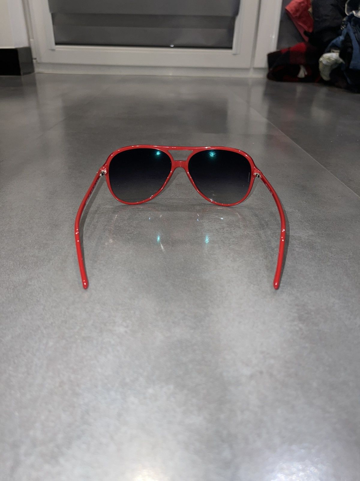 Chanel Chanel 5287 C.867/S6 Red Aviator Sunglasses Size ONE SIZE - 8 Thumbnail