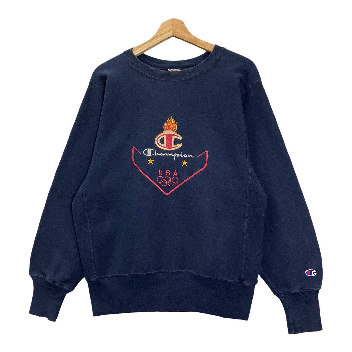 Champion × Sports Specialties × USA Olympics 90s Champion Reverse Weave USA Olympic Sweatshirt Size US M / EU 48-50 / 2 - 3 Thumbnail