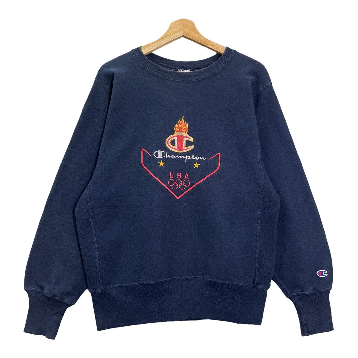 Champion × Sports Specialties × USA Olympics 90s Champion Reverse Weave USA Olympic Sweatshirt Size US M / EU 48-50 / 2 - 1 Thumbnail