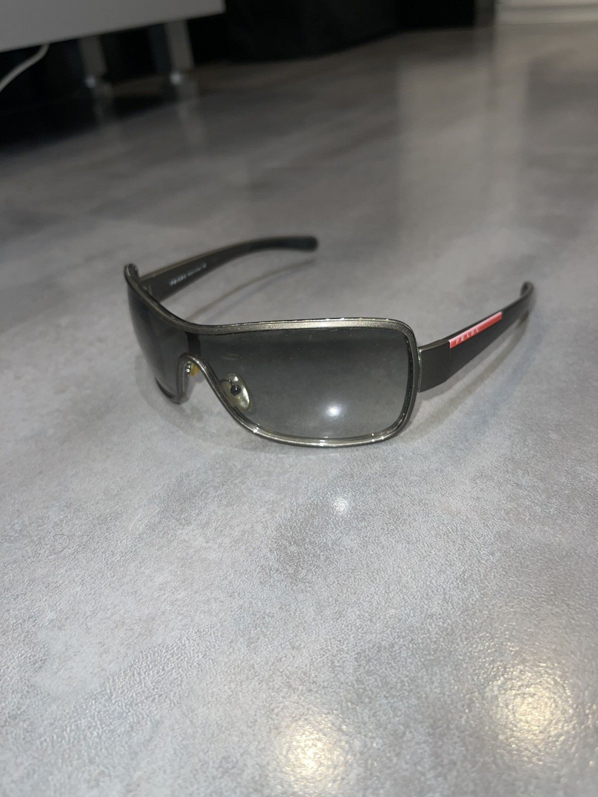 Prada Prada SPS55G Grey Ski Sport Sunglasses Size ONE SIZE - 1 Thumbnail