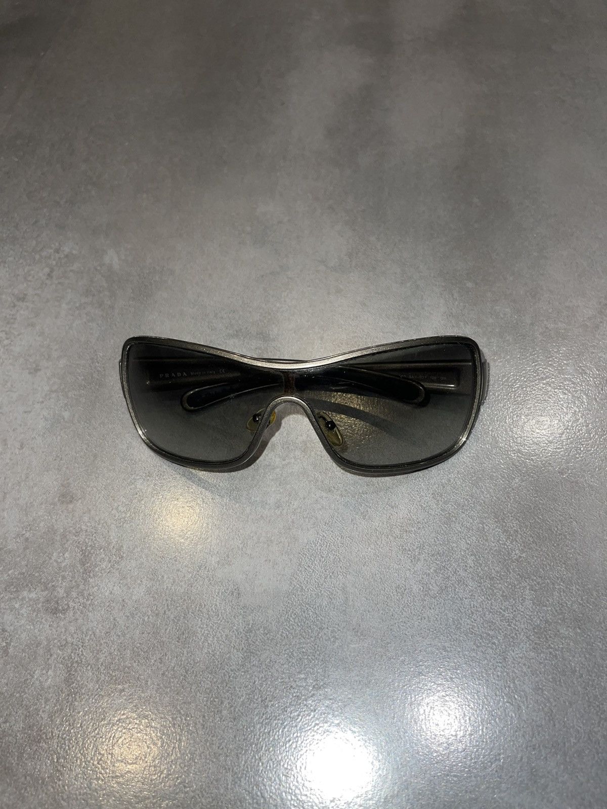 Prada Prada SPS55G Grey Ski Sport Sunglasses Size ONE SIZE - 4 Thumbnail
