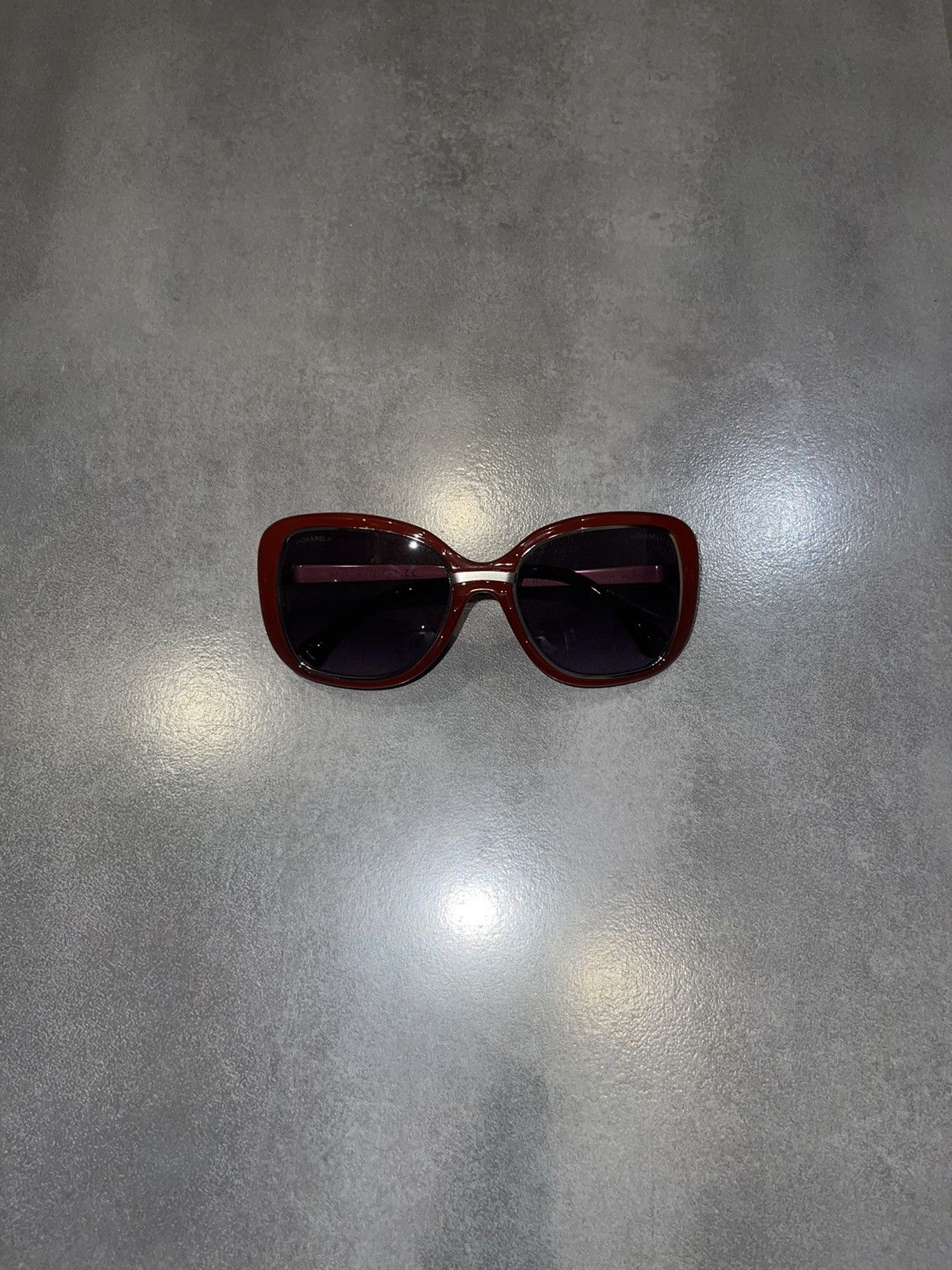 Chanel Chanel 6044-T C.1436/S1 Red Silver Sunglasses Size ONE SIZE - 4 Thumbnail