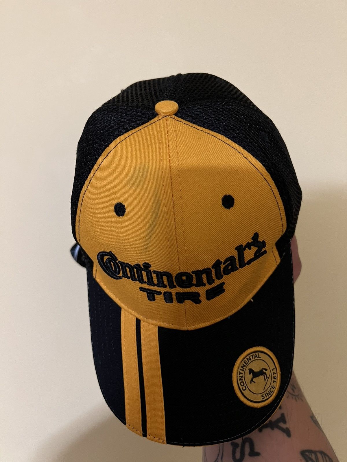 Vintage ***FINAL DROP***RARE Continental Tire racing promo cap Size ONE SIZE - 8 Thumbnail