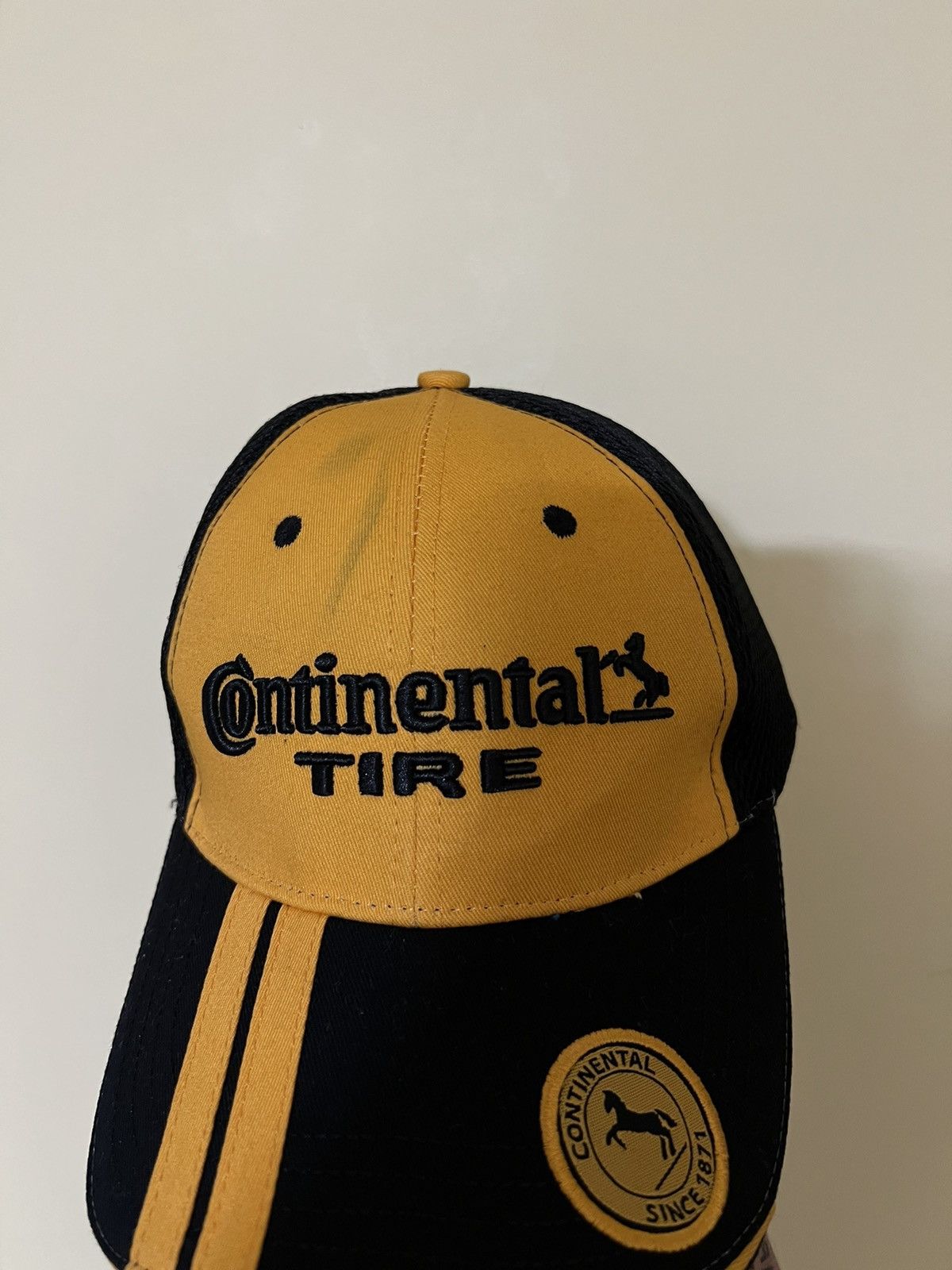 Vintage ***FINAL DROP***RARE Continental Tire racing promo cap Size ONE SIZE - 2 Thumbnail