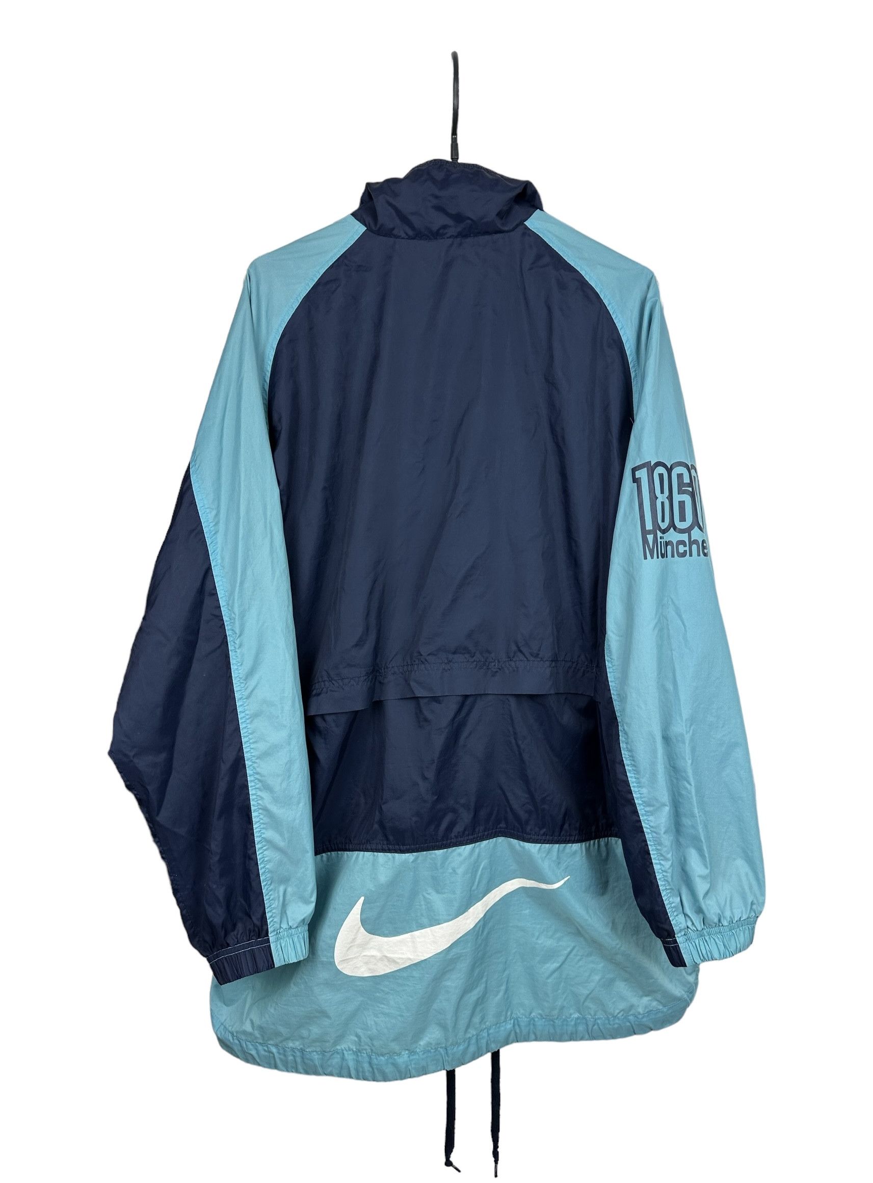 Nike × Vintage Vintage Nike 1860 MUNICH Football Jacket Top Windbreaker Size US L / EU 52-54 / 3 - 15 Thumbnail