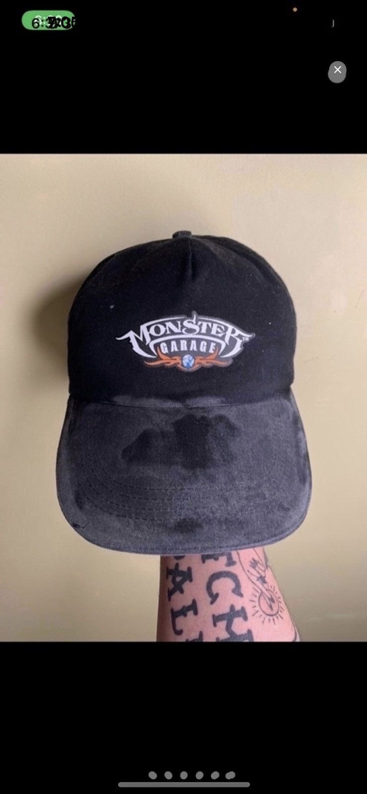 Vintage ***FINAL DROP***RARE Monster Garage Jesse James promo cap Size ONE SIZE - 1 Thumbnail