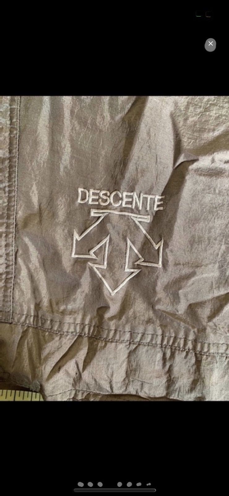 Vintage ***FINAL DROP***RARE 90s Descente nylon anorak L Size US L / EU 52-54 / 3 - 4 Thumbnail
